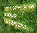 Gitschtaler Gold Sitzsteine - Logo